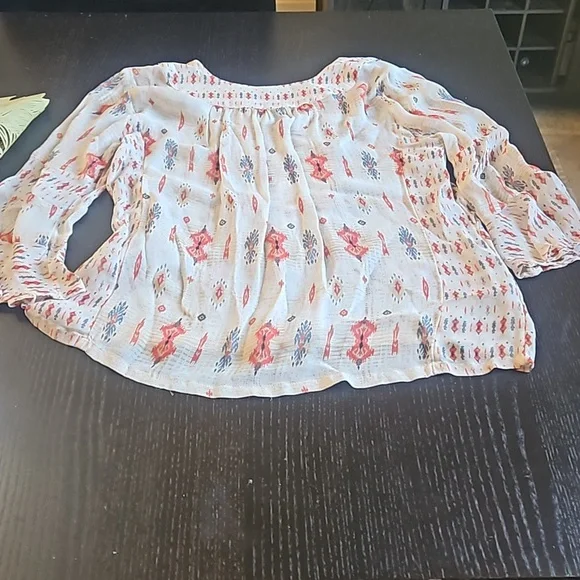 Lucky Brand Boho Aztec Blouse - Picture 5 of 5